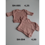 T shirt livht brique, korte mouw